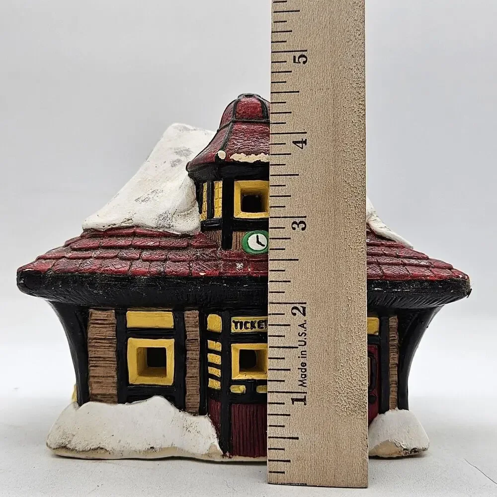 Unmarked christmas village